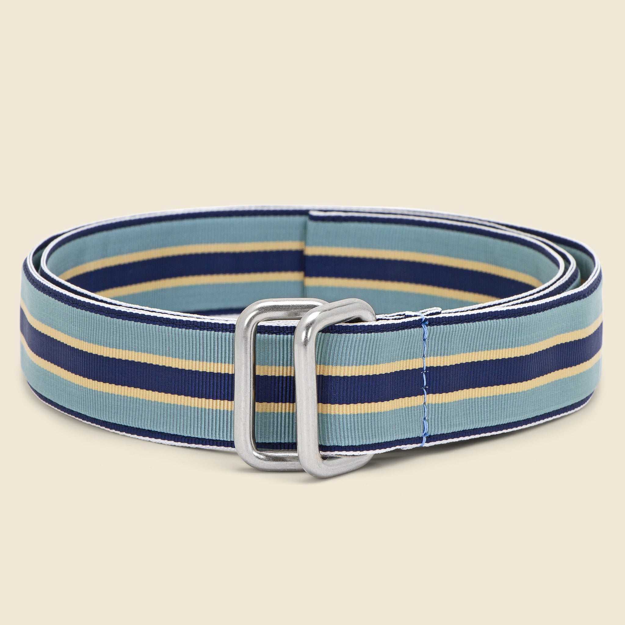 Grosgrain Tape Double Ring Belt Sax - Main Image