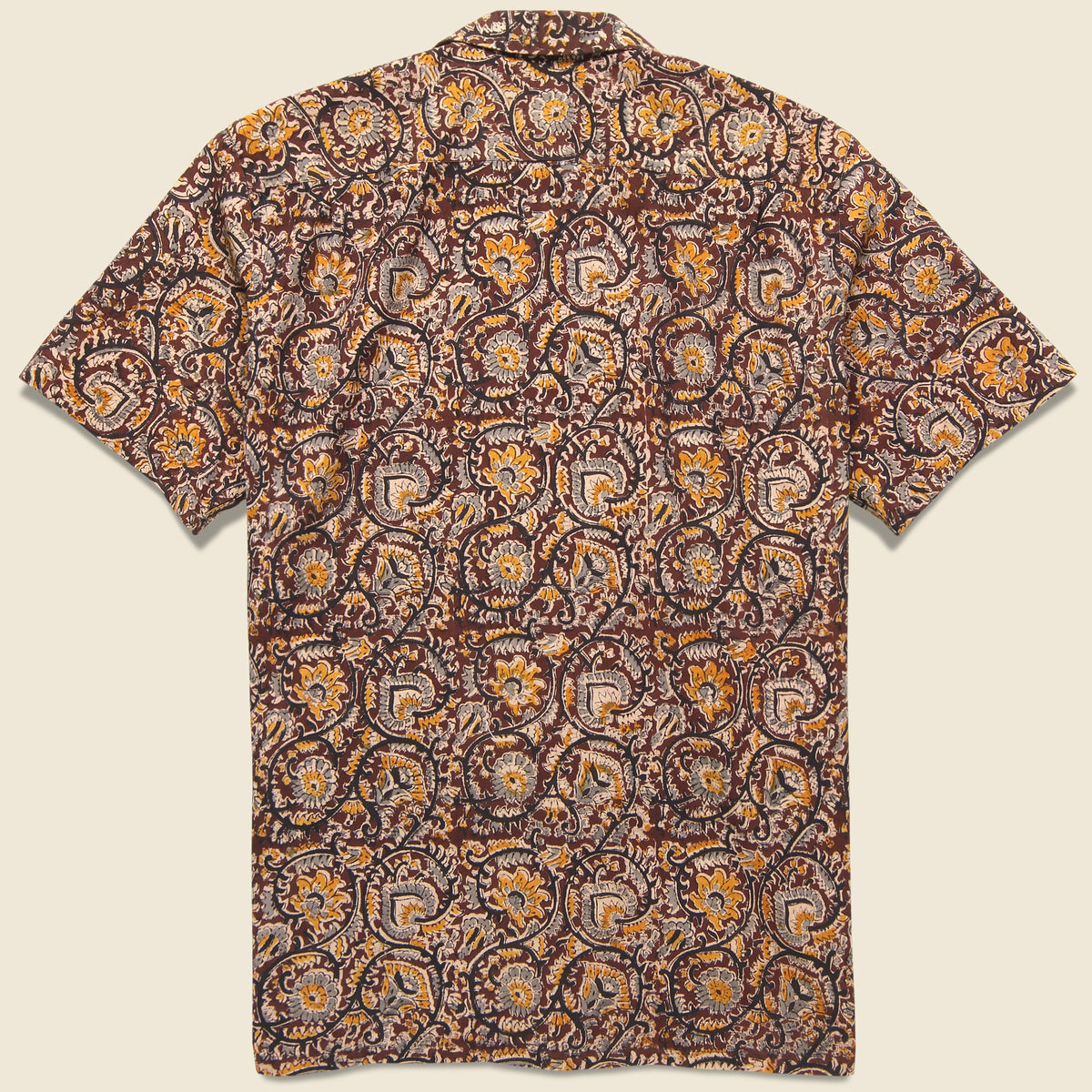 Liberty Cuban Collar Hemp Shirt With Embroidery | Liberty