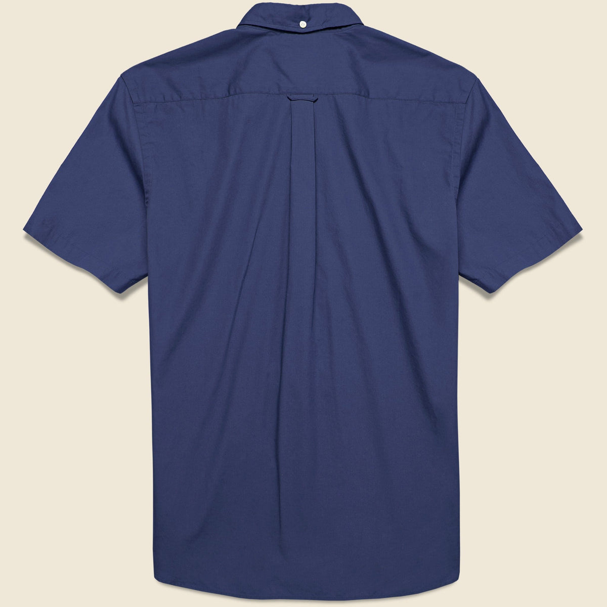 Short Sleeve Broad Cloth Shirt - Navy