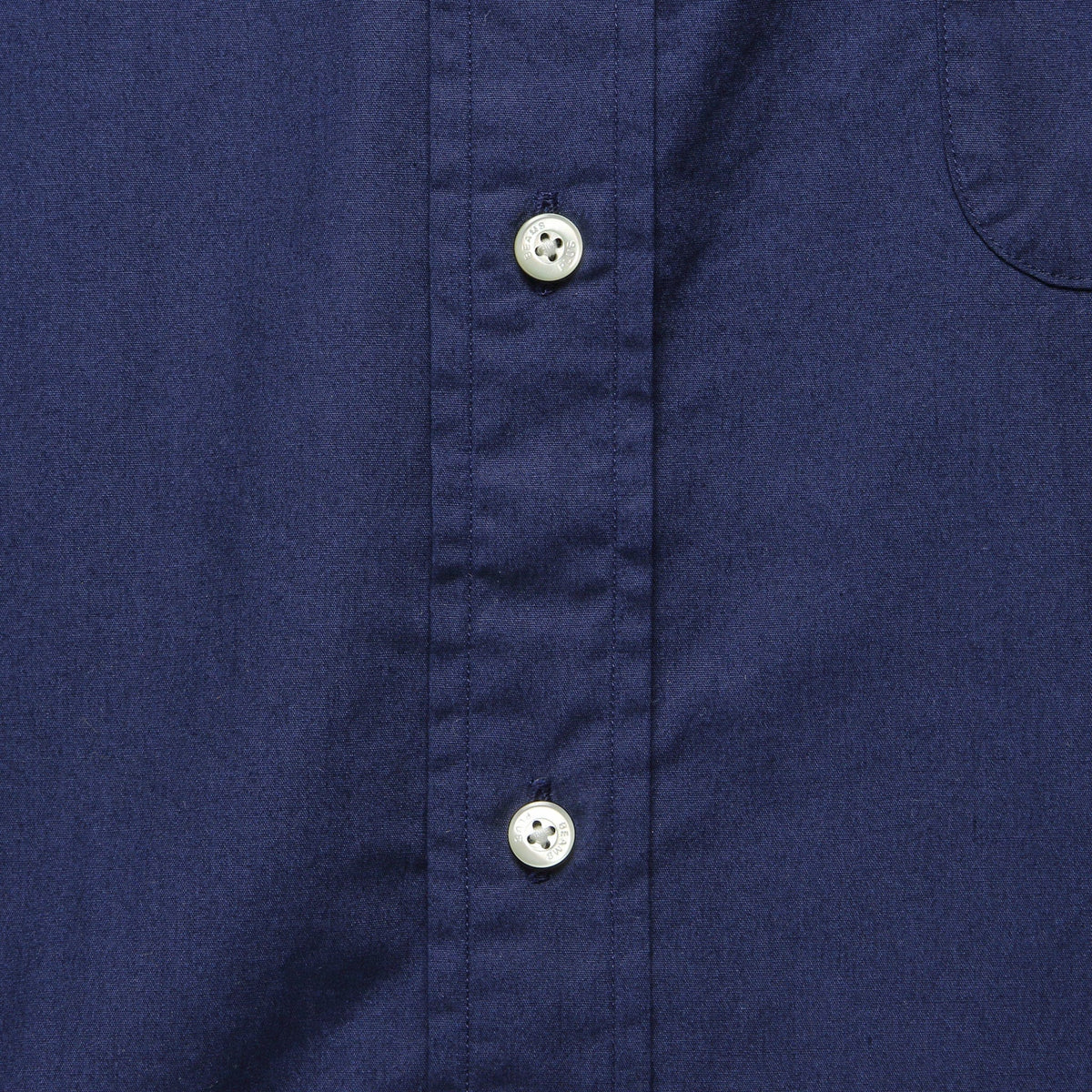 Short Sleeve Broad Cloth Shirt - Navy