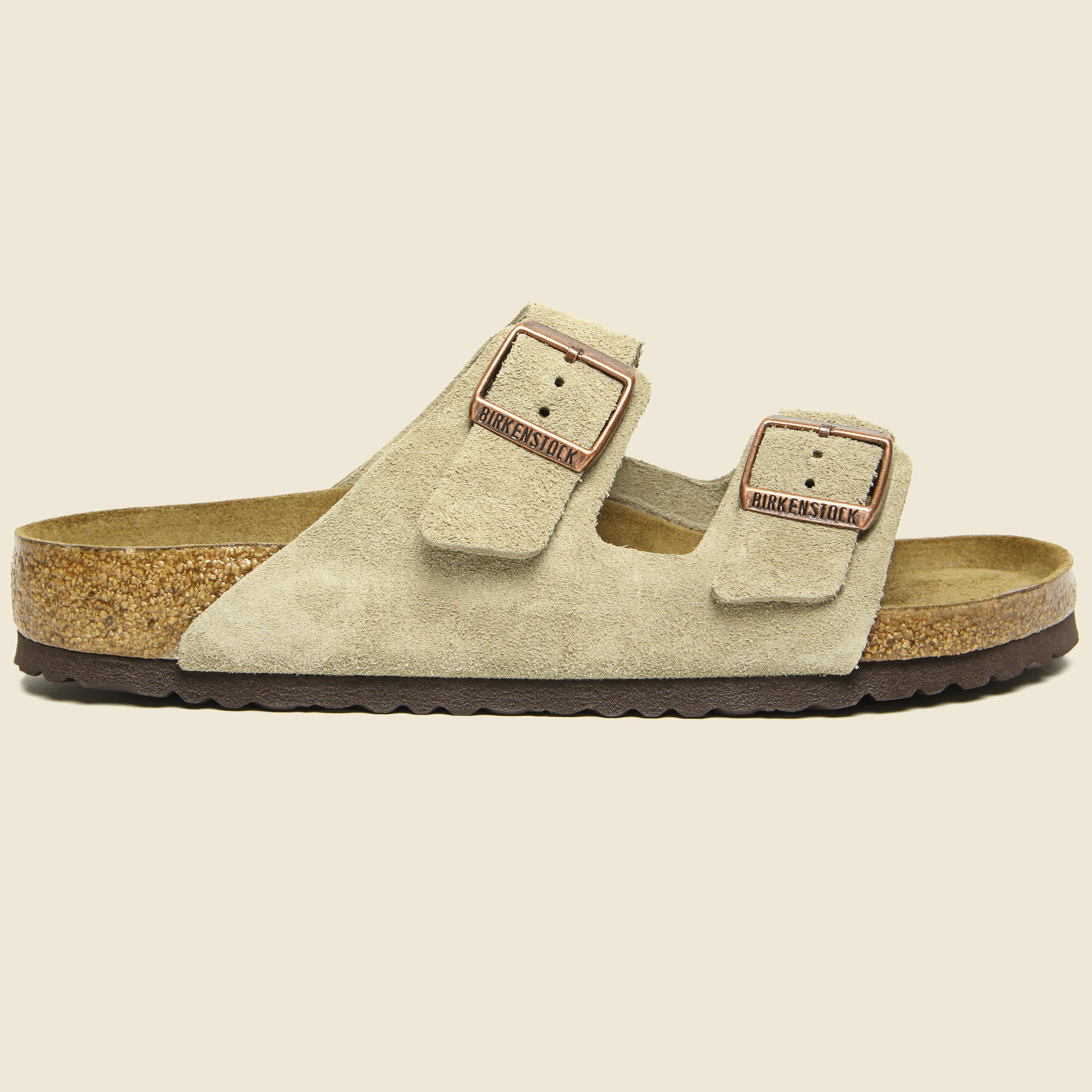 Arizona Suede Sandal - Taupe - Birkenstock - STAG Provisions - Shoes - Sandals / Flops