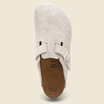 Boston Suede Clog - White - Birkenstock - STAG Provisions - Shoes - Sandals / Flops