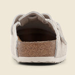 Boston Suede Clog - White - Birkenstock - STAG Provisions - Shoes - Sandals / Flops