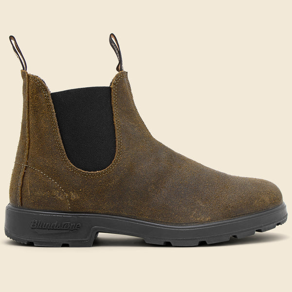 Blundstone dark olive suede best sale