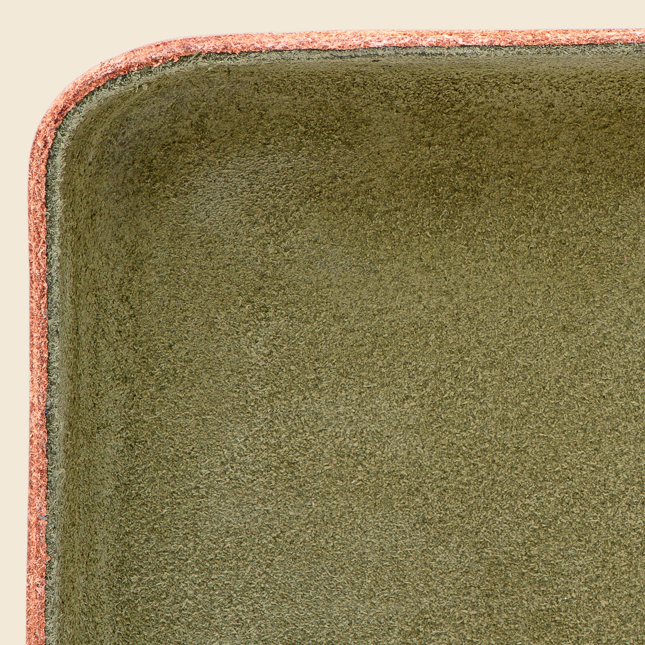 Large Suede Tray - Olive - Home - STAG Provisions - Home - Art & Accessories - Tray