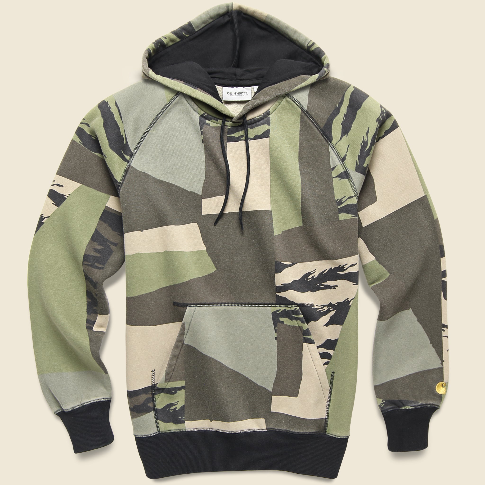 Hooded Chase Sweatshirt Camo/Gold