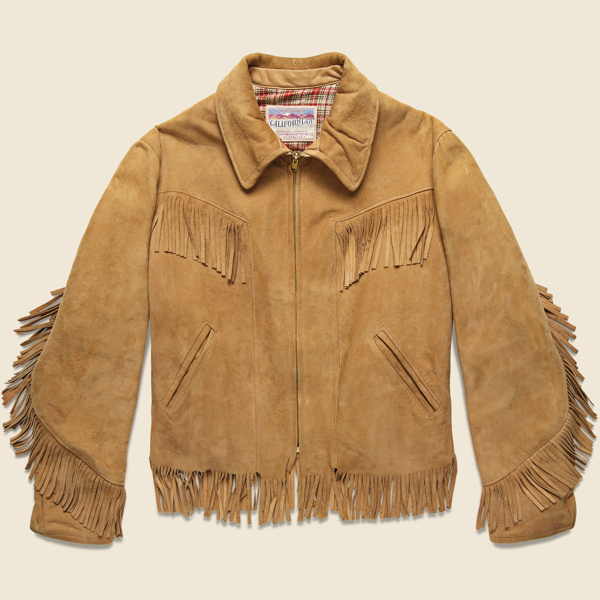 Tan tassel jacket online
