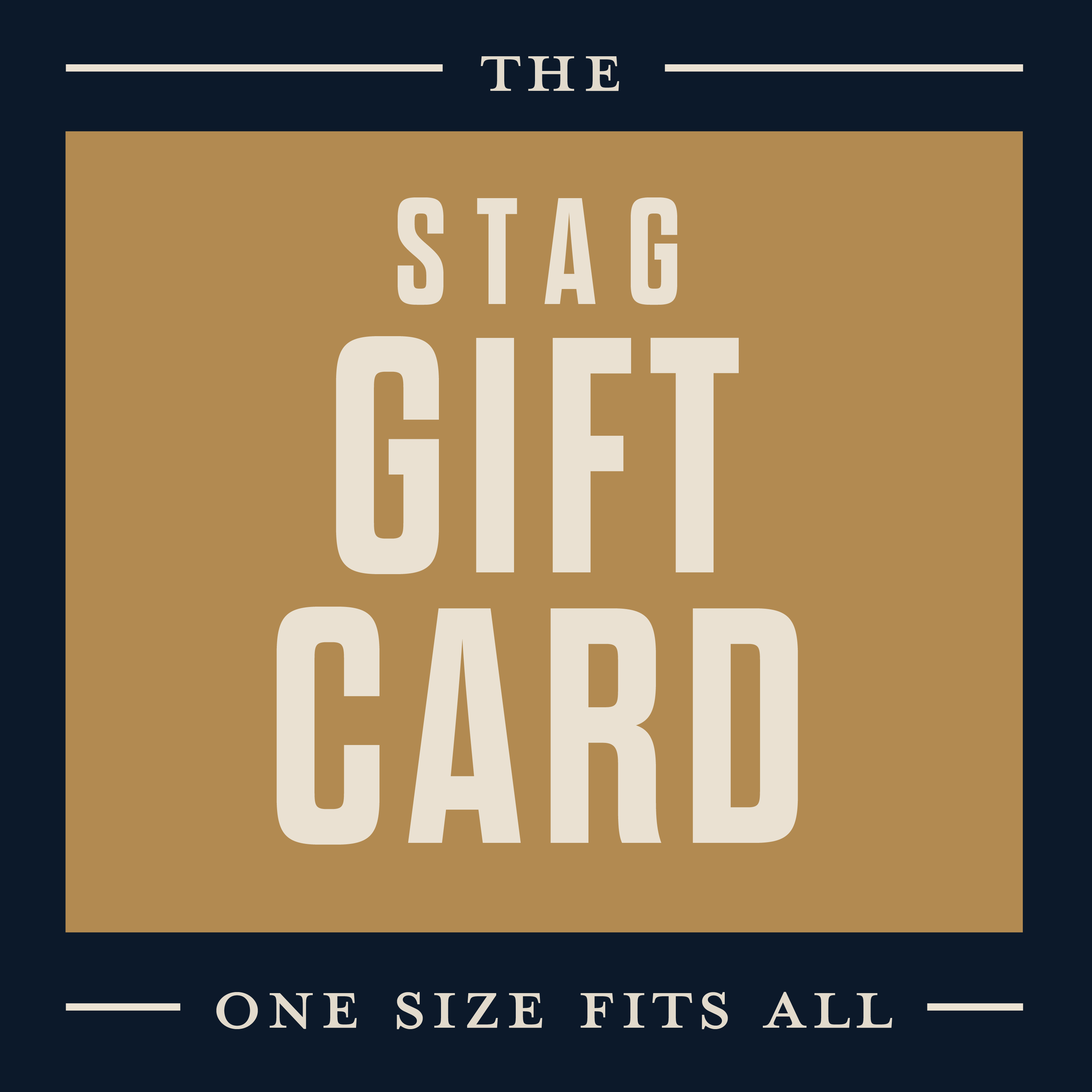 STAG Gift Card (CREDITED) - STAG Provisions - STAG Provisions - Gift Certificate