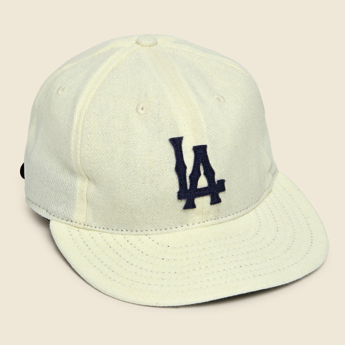 Ebbets Field Flannels Los Angeles Wool Hat - Cream