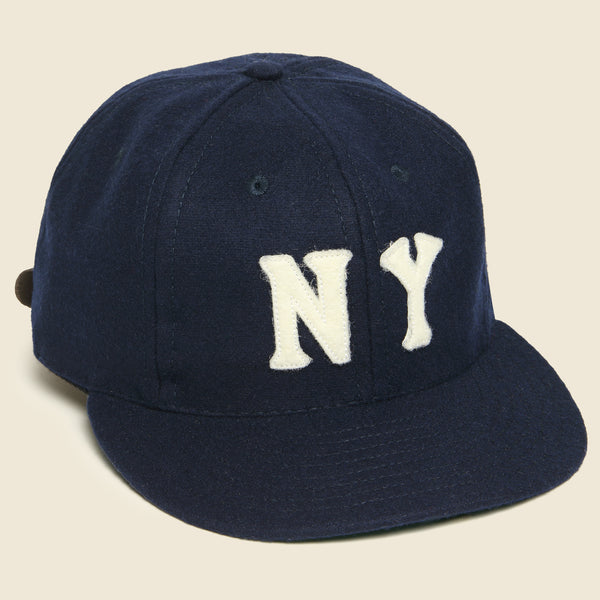 jcrew EBBETS FIELD FLANNELS NYロゴ ネイビー NY Black Yankees Wool Hat - Navy