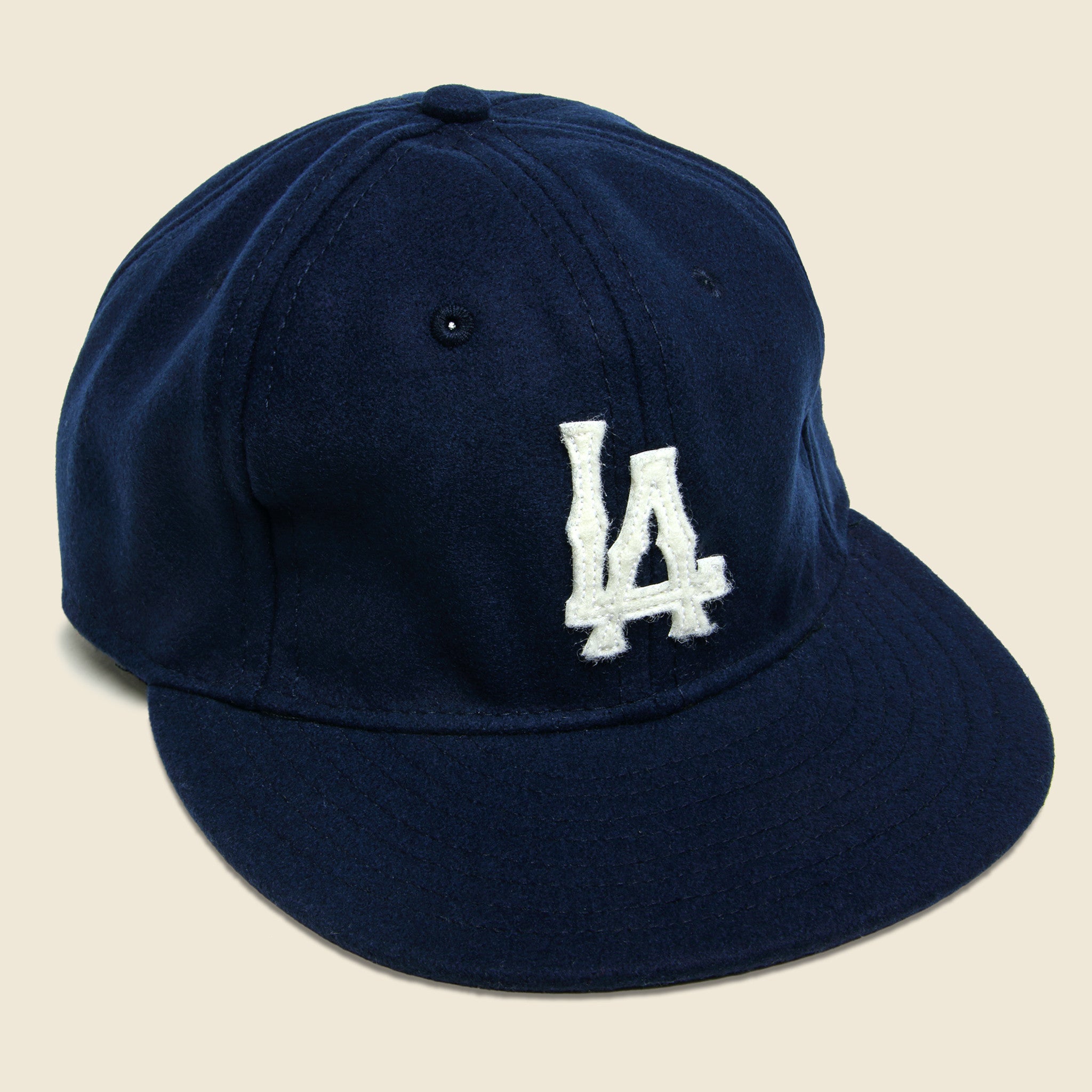 Los Angeles Wool Hat - Navy - Ebbets Field Flannels - STAG Provisions - Accessories - Hats