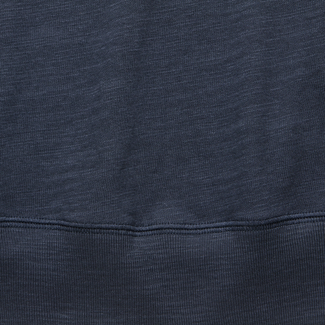 Slub Cotton Hoodie - Blue Nights - Faherty - STAG Provisions - Tops - Fleece / Sweatshirt