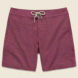 Classic 7" Boardshort - Etched Circle Red - Faherty - STAG Provisions - Shorts - Swim