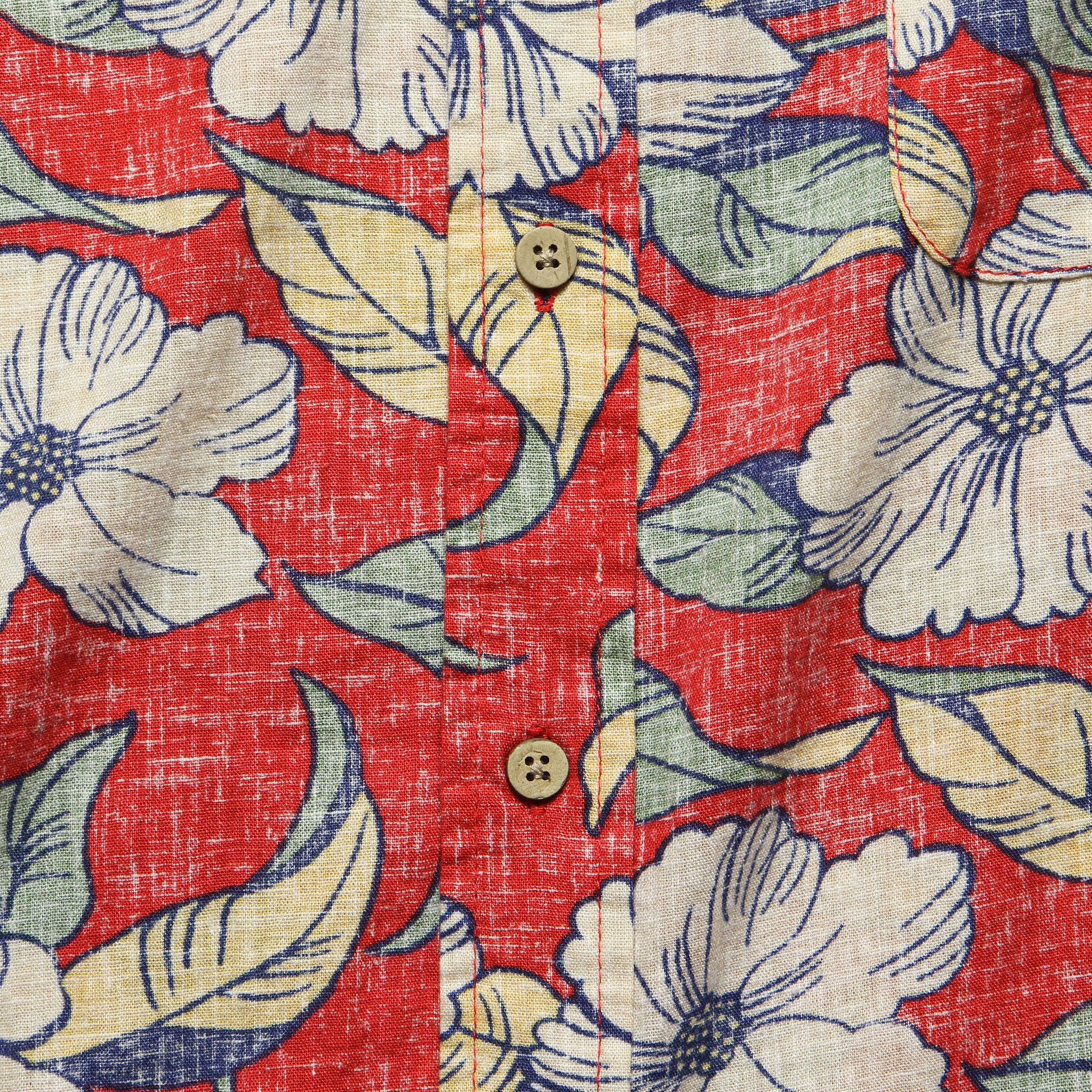 Reverse Print Coast Shirt - Red Retro - Faherty - STAG Provisions - Tops - S/S Woven - Floral