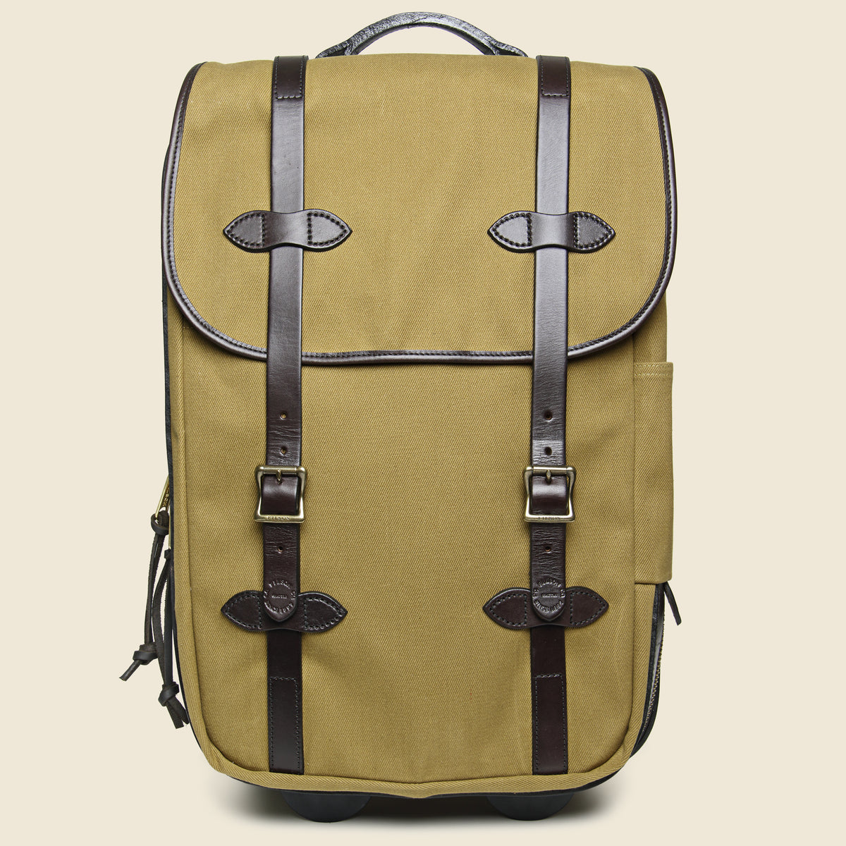 Rolling Carry-On Bag - Tan