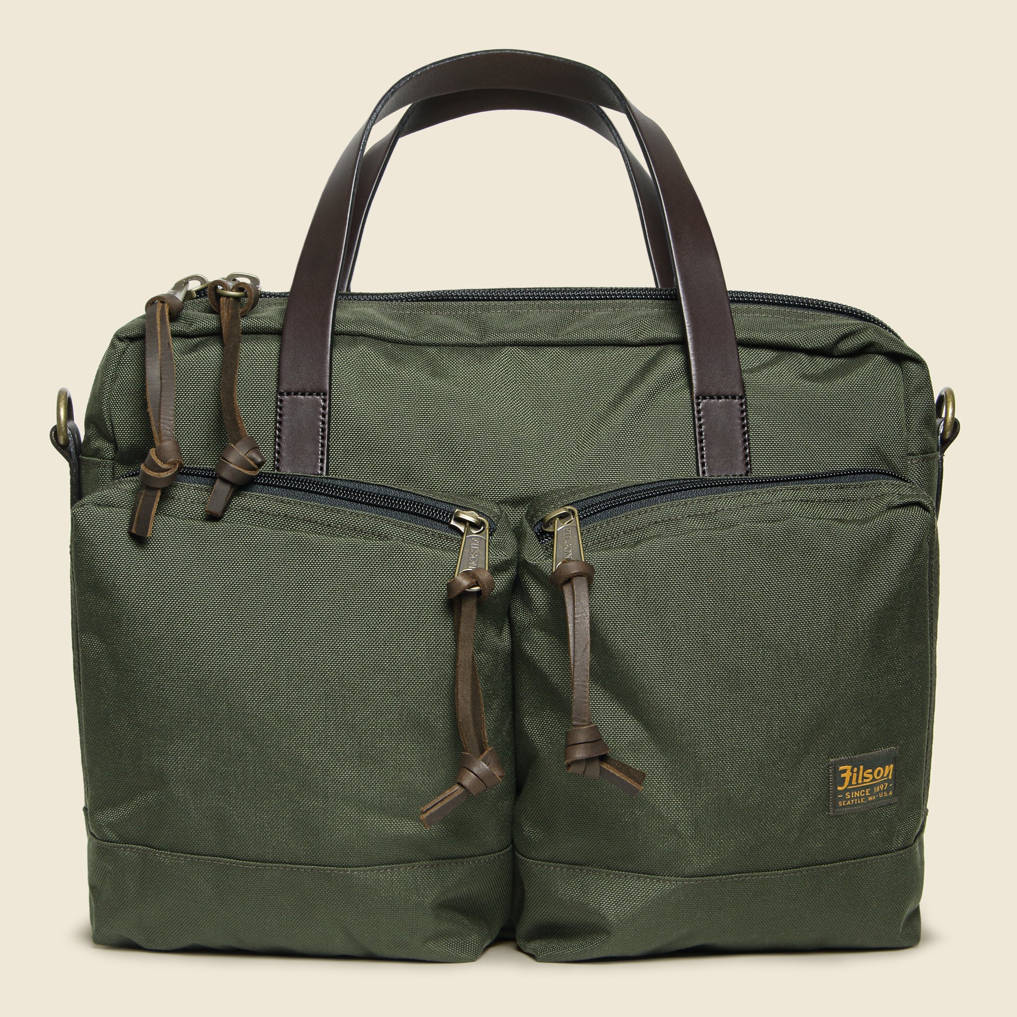Dryden Briefcase - Otter Green - Filson - STAG Provisions - Accessories - Bags / Luggage