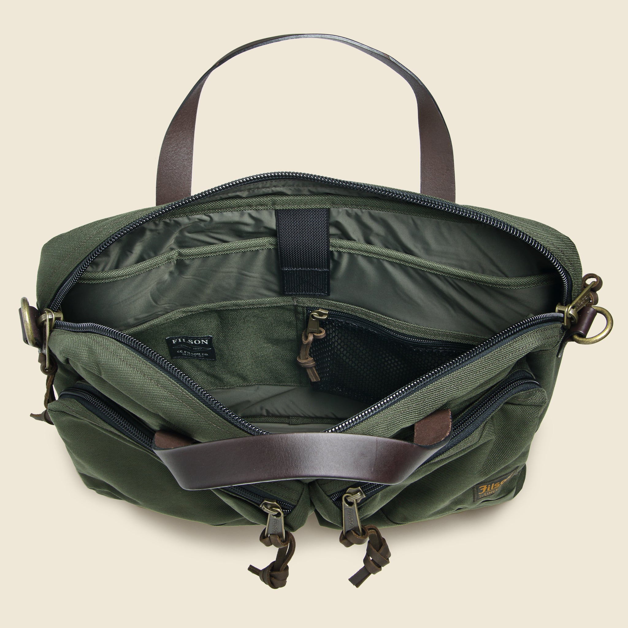 Dryden Briefcase - Otter Green - Filson - STAG Provisions - Accessories - Bags / Luggage