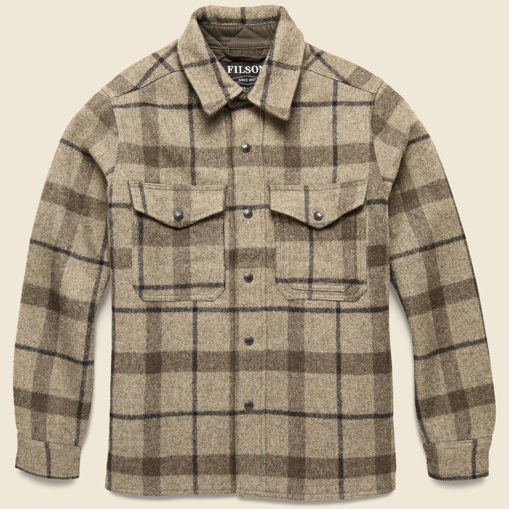 Mackinaw Jac Shirt Taupe/Brown/Black - Main Image