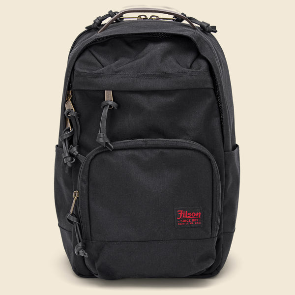 dryden flap leather backpack Belle in Black day comfort Filson Dryden Backpack Whiskey