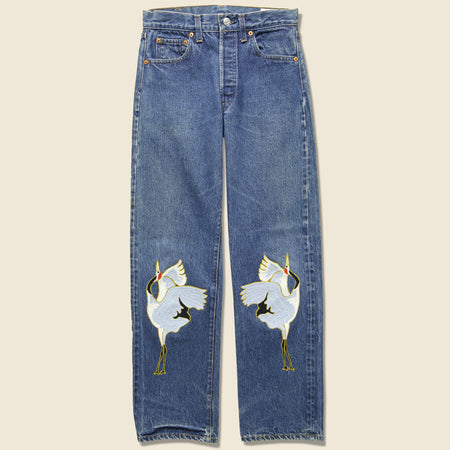 Cranes Levi's Selvedge 501 - Blue