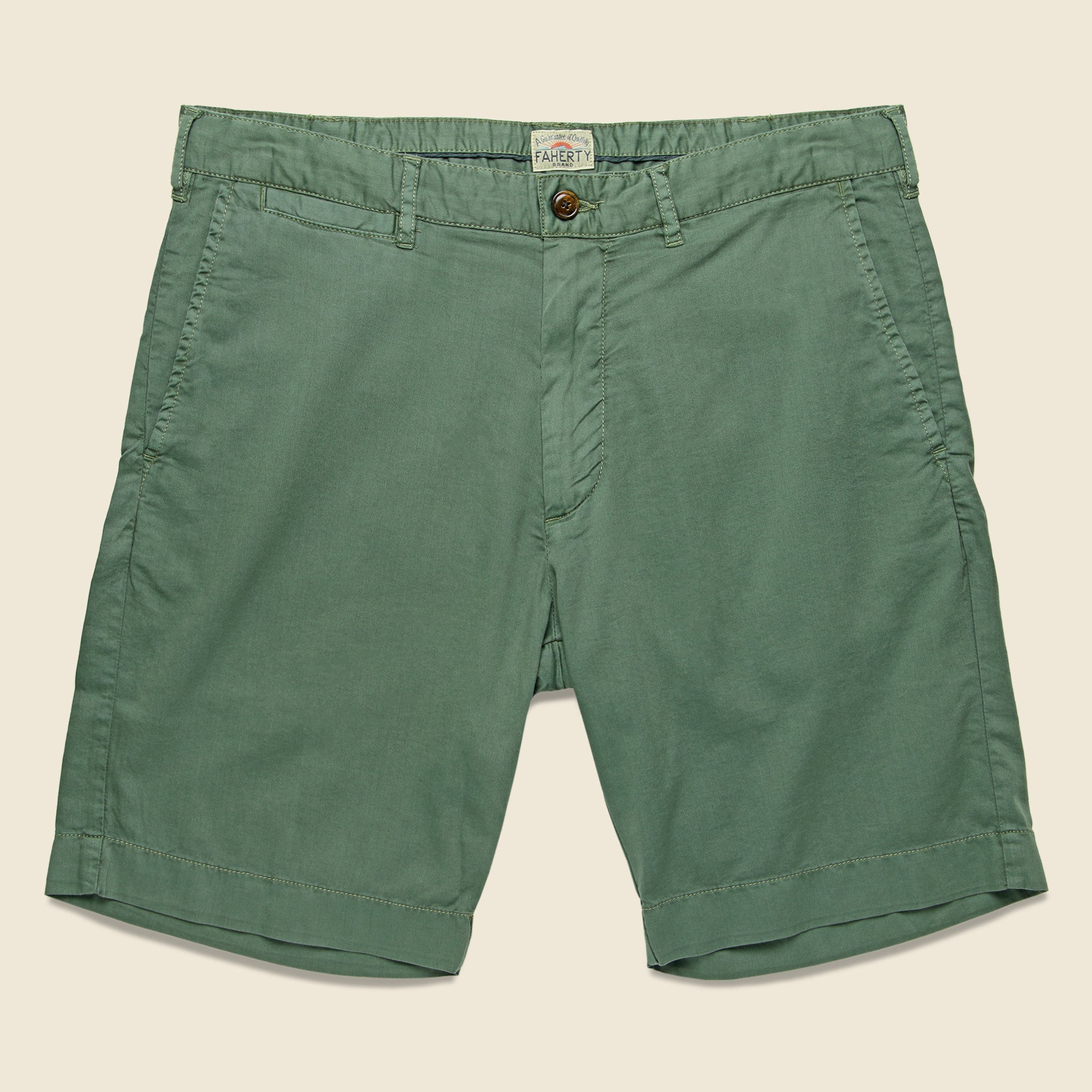 Bay Short - Summer Olive - Faherty - STAG Provisions - Shorts - Solid