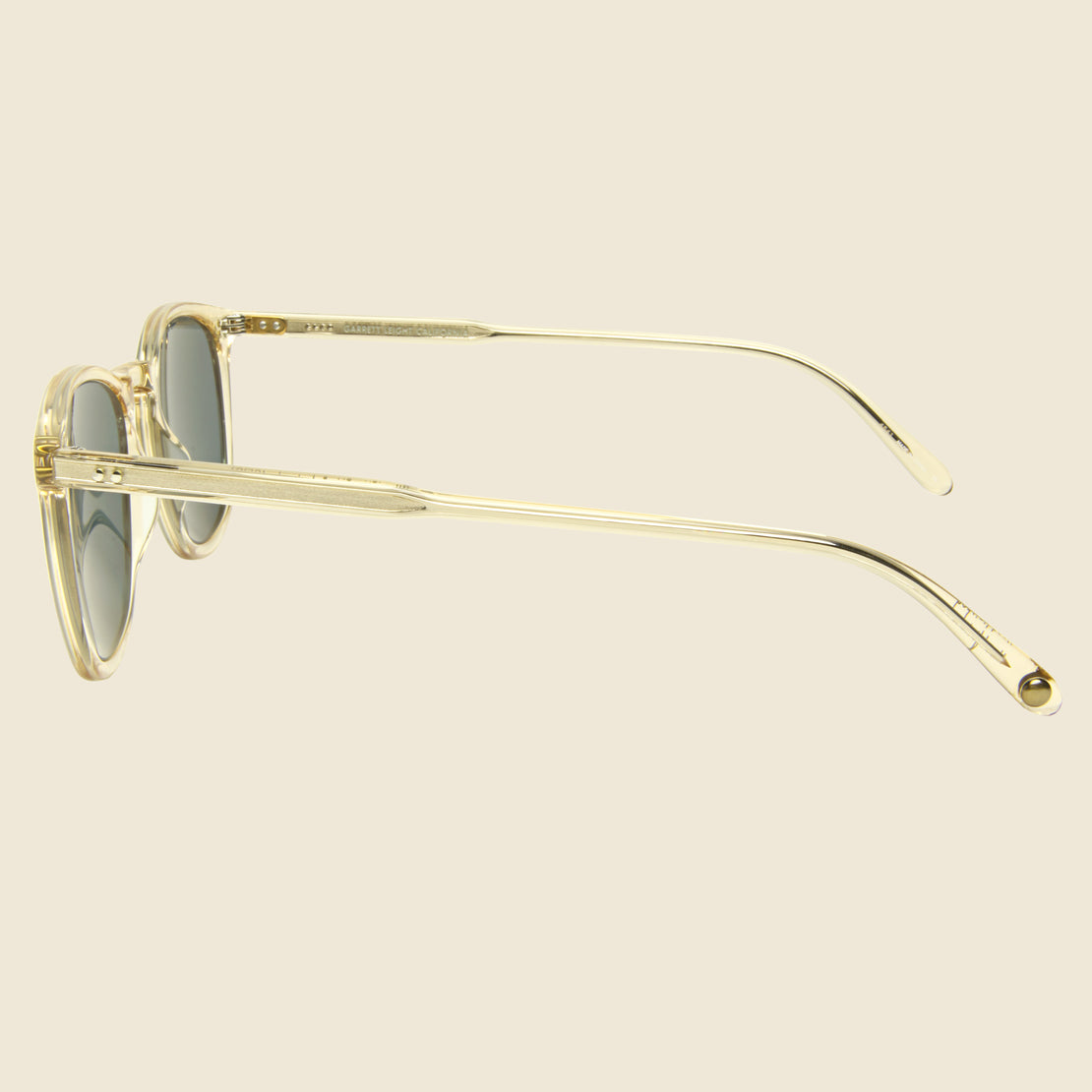 Kinney 49mm - Champagne Polarized - Garrett Leight - STAG Provisions - Accessories - Eyewear