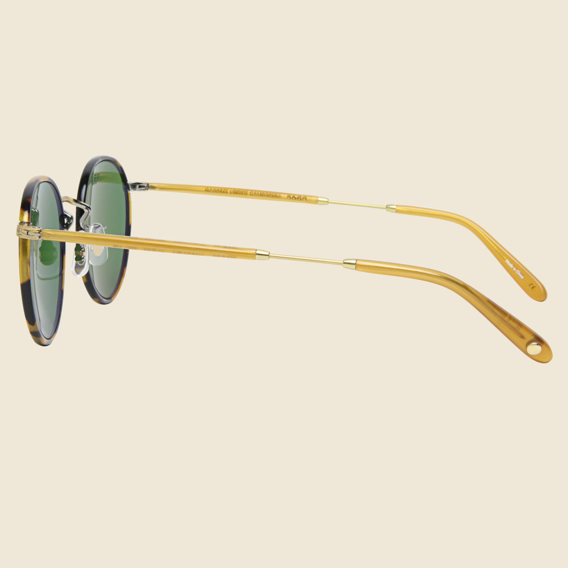 Wilson 49mm - Honey/Pure Green - Garrett Leight - STAG Provisions - Accessories - Eyewear