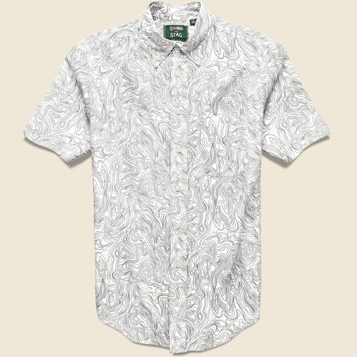 Ripple Shirt Black/White