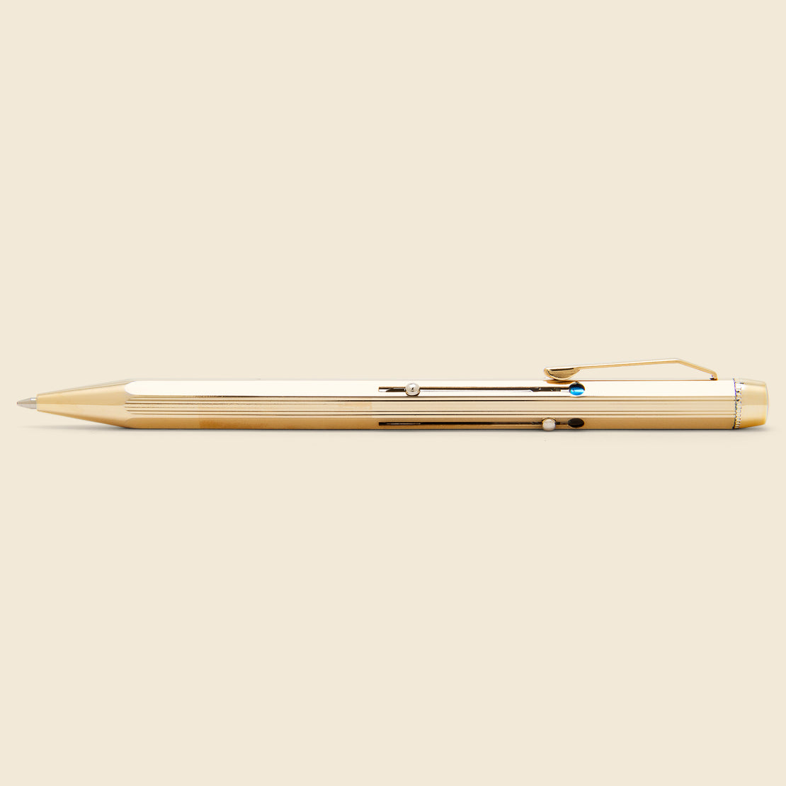 Paper Goods 4-Color Ballpoint Pen - Gold
