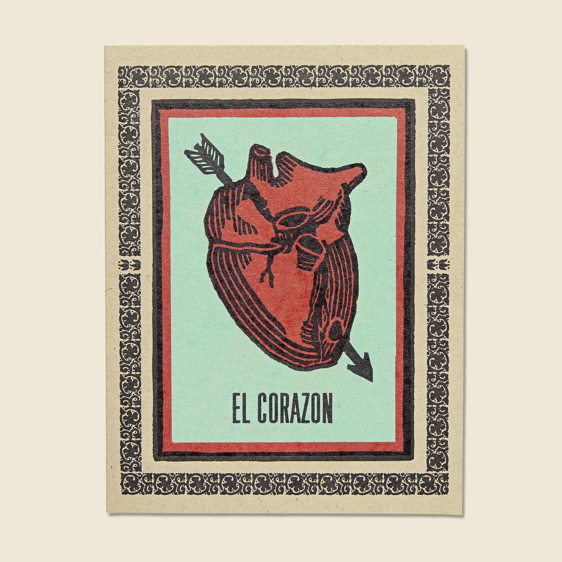 Paper Goods El Corazon Heart Card