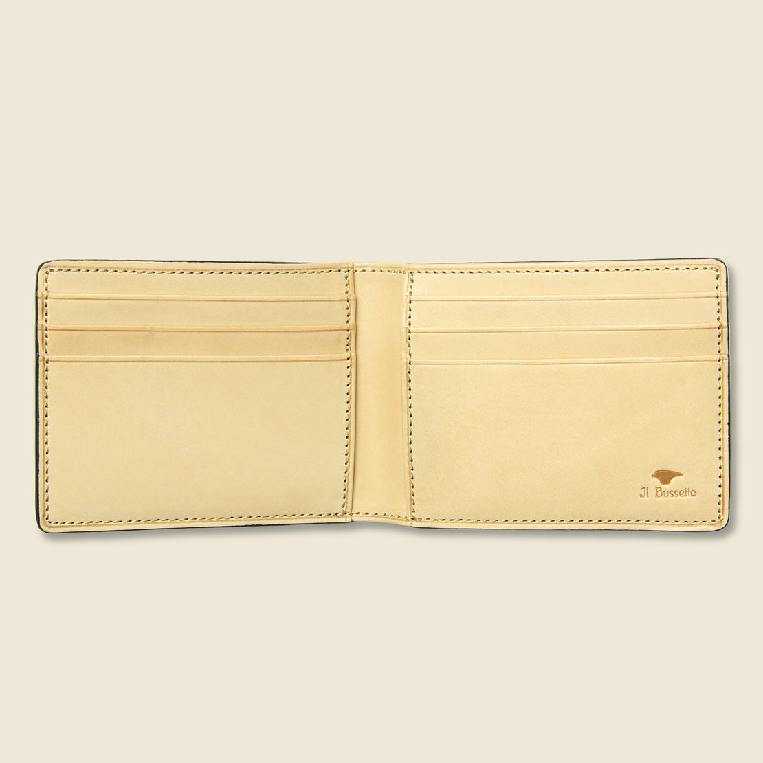 Small Bi-Fold Wallet - Light Brown - Il Bussetto - STAG Provisions - Accessories - Wallets