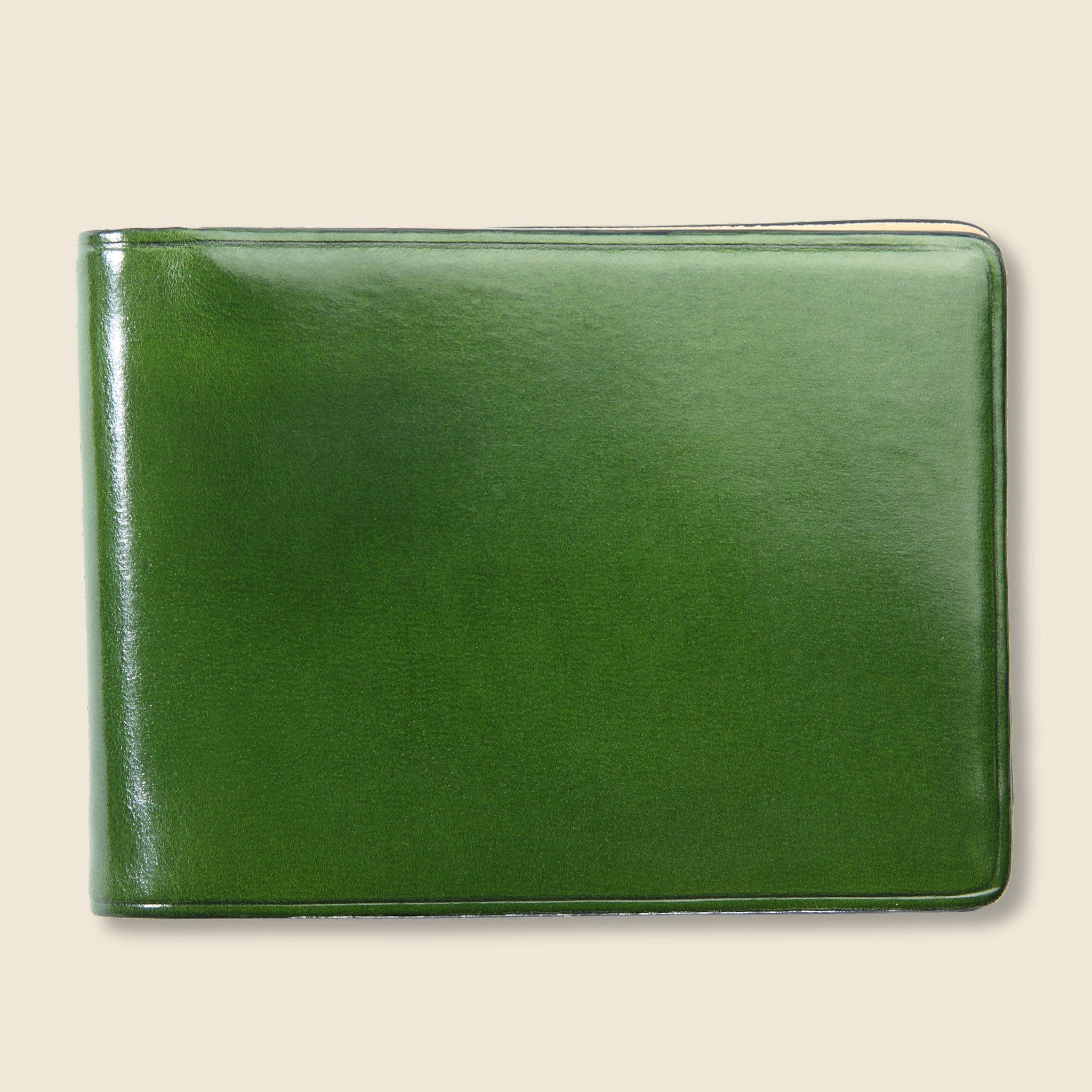 Small Bi-Fold Wallet - Green - Il Bussetto - STAG Provisions - Accessories - Wallets