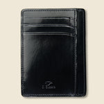 Card and Document Case - Black - Il Bussetto - STAG Provisions - Accessories - Wallets