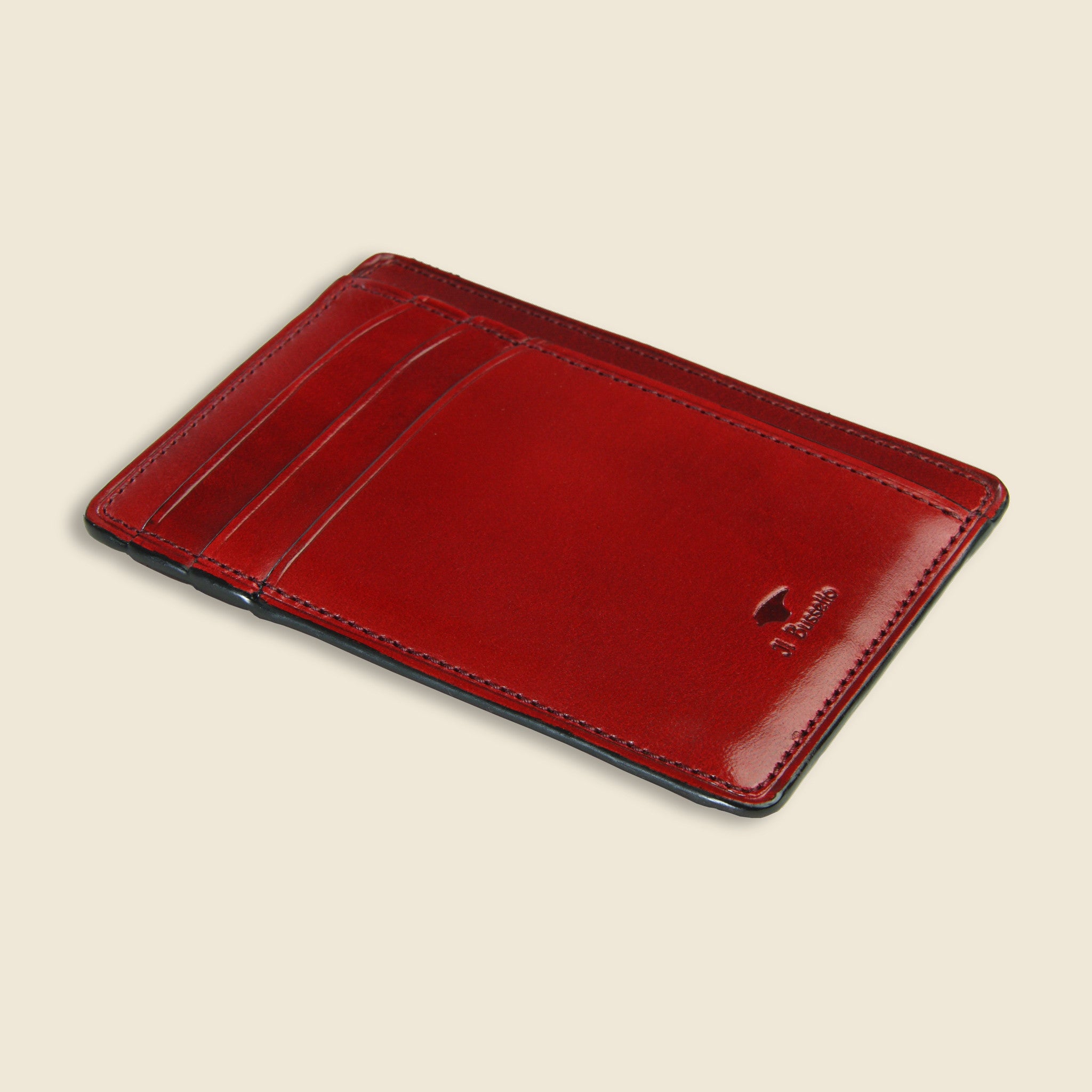 Card and Document Case - Cherry - Il Bussetto - STAG Provisions - Accessories - Wallets