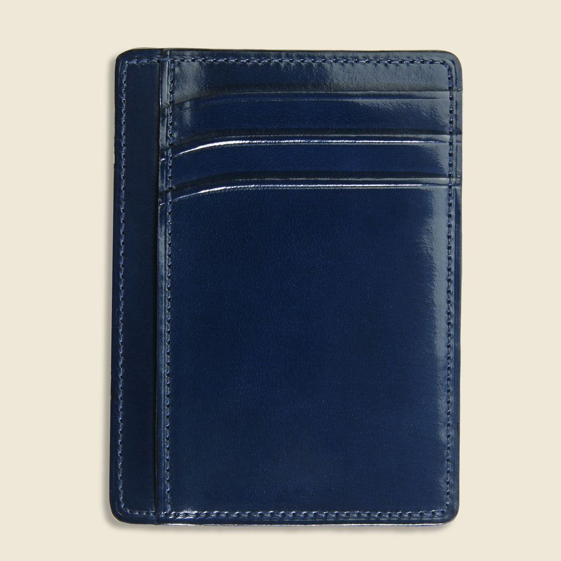 Card and Document Case - Navy - Il Bussetto - STAG Provisions - Accessories - Wallets