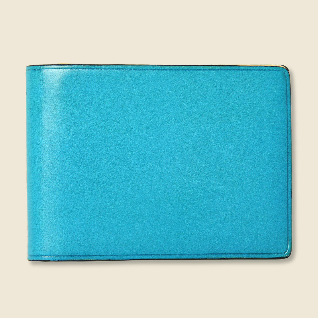Il Bussetto Small Bi-Fold Wallet - Cadet Blue