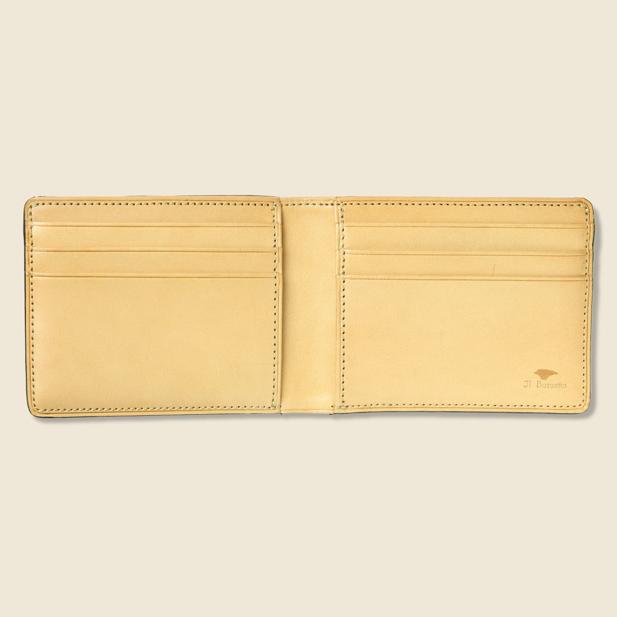 Small Bi-Fold Wallet - Cherry - Il Bussetto - STAG Provisions - Accessories - Wallets