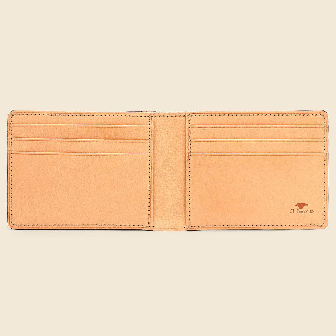 Small Bi-Fold Wallet - Evergreen - Il Bussetto - STAG Provisions - Accessories - Wallets