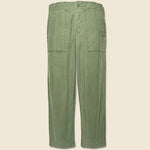 Oliver Military Trouser - Fatigue Green - Imogene + Willie - STAG Provisions - Pants - Twill