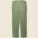 Oliver Military Trouser - Fatigue Green - Imogene + Willie - STAG Provisions - Pants - Twill