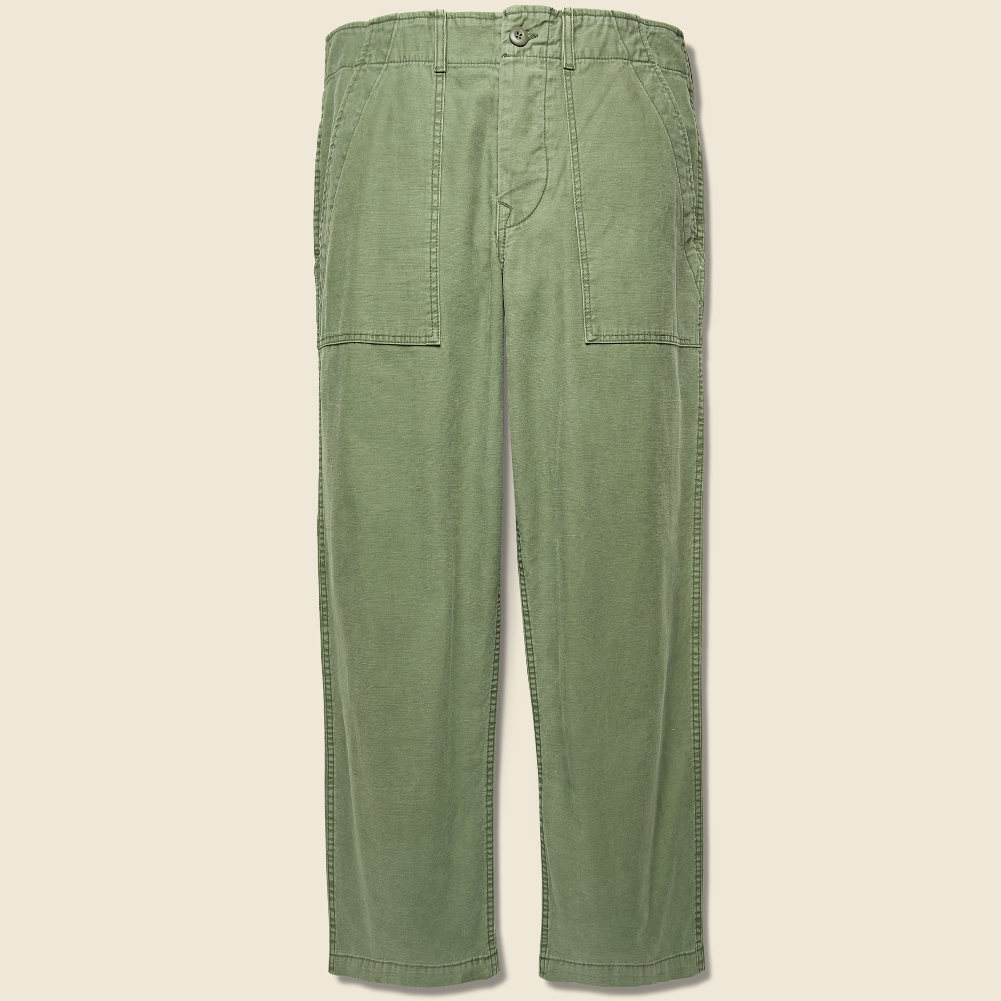 Oliver Military Trouser - Fatigue Green - Imogene + Willie - STAG Provisions - Pants - Twill