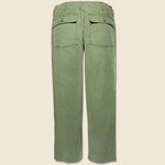 Oliver Military Trouser - Fatigue Green - Imogene + Willie - STAG Provisions - Pants - Twill