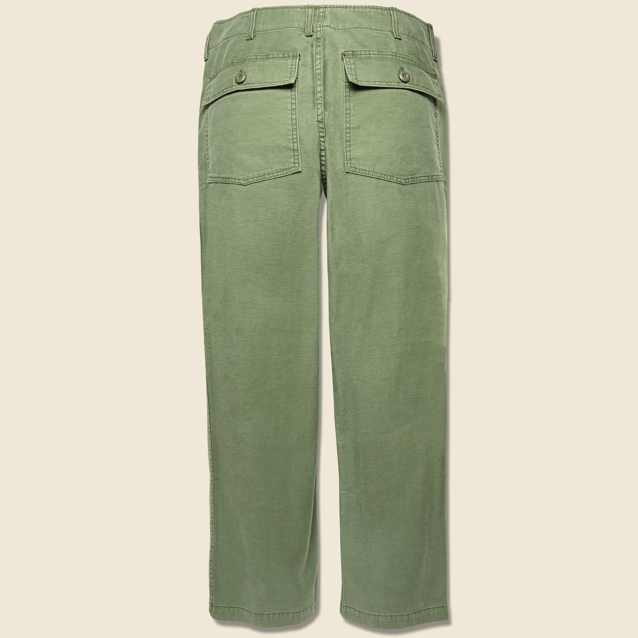 Oliver Military Trouser - Fatigue Green - Imogene + Willie - STAG Provisions - Pants - Twill