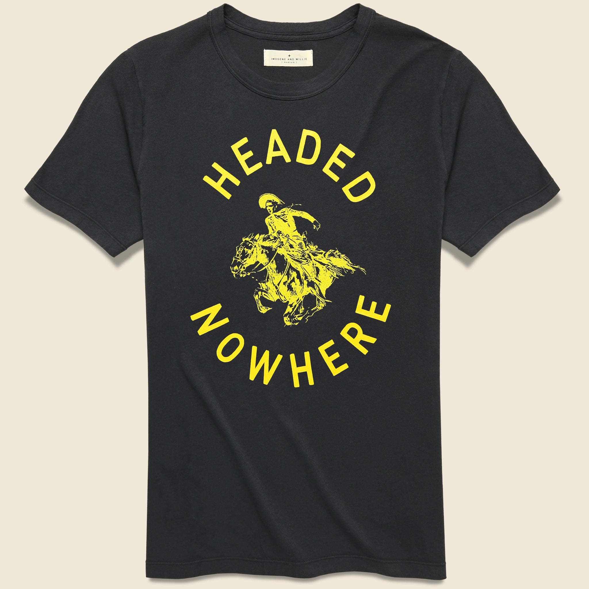 Headed Nowhere Tee - Black - Imogene + Willie - STAG Provisions - Tops - S/S Tee - Graphic