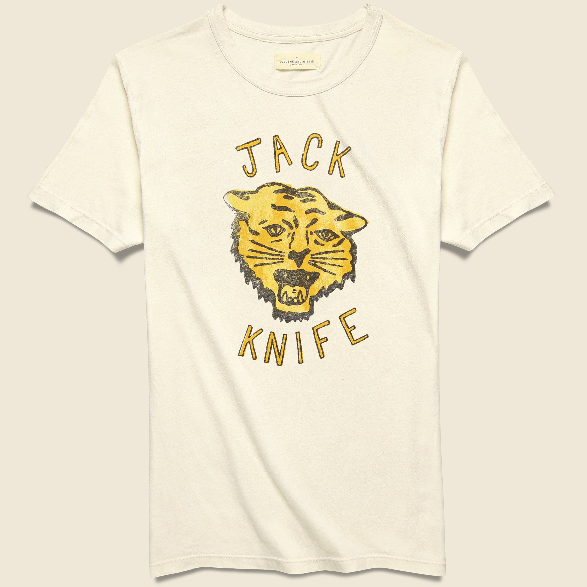 Jack Knife Tee - Vintage White - Imogene + Willie - STAG Provisions - Tops - S/S Tee - Graphic