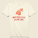 Motorcycle Club Tee - White - Imogene + Willie - STAG Provisions - Tops - S/S Tee - Graphic