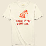 Motorcycle Club Tee - White - Imogene + Willie - STAG Provisions - Tops - S/S Tee - Graphic
