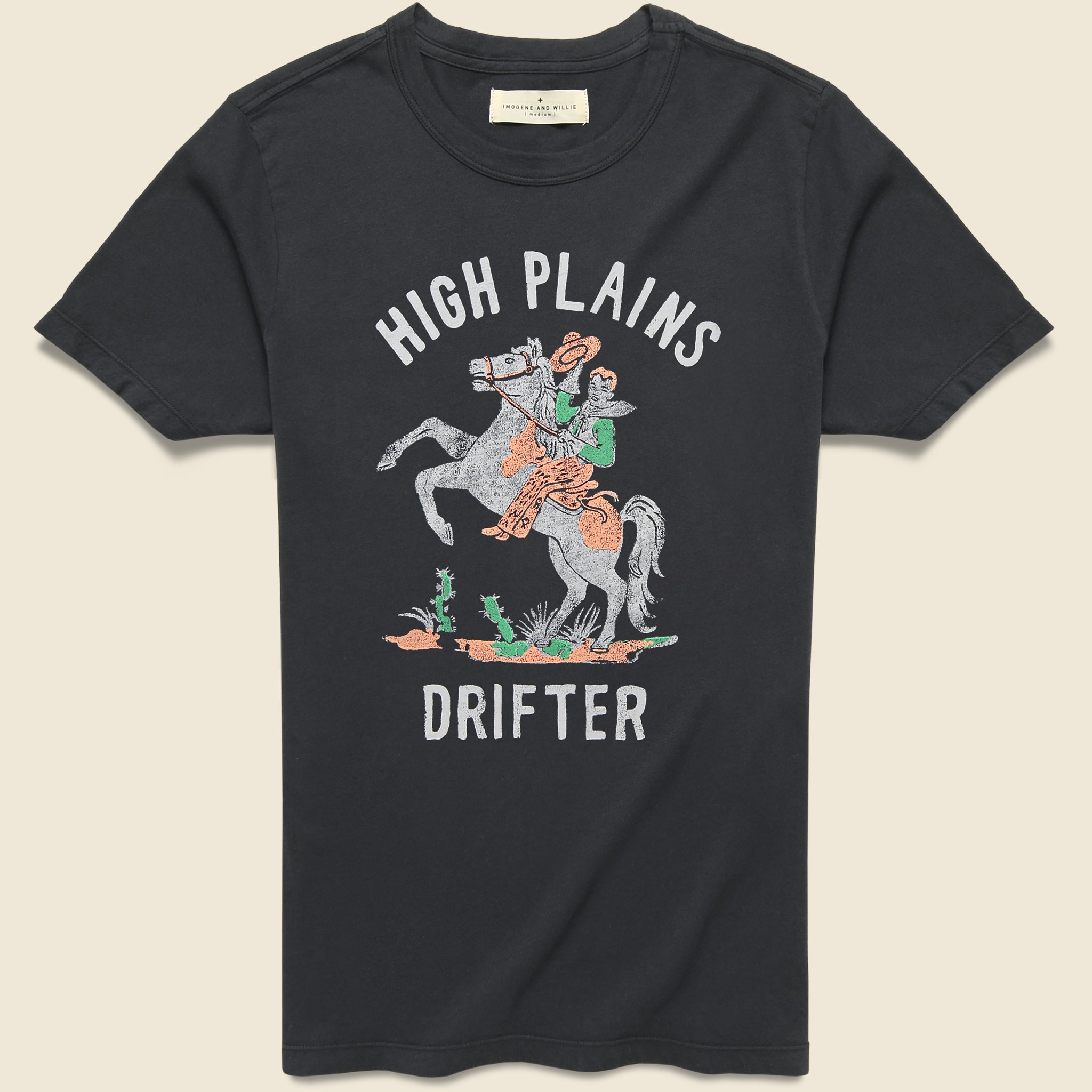 High Plains Drifter Tee - Black - Imogene + Willie - STAG Provisions - Tops - S/S Tee - Graphic