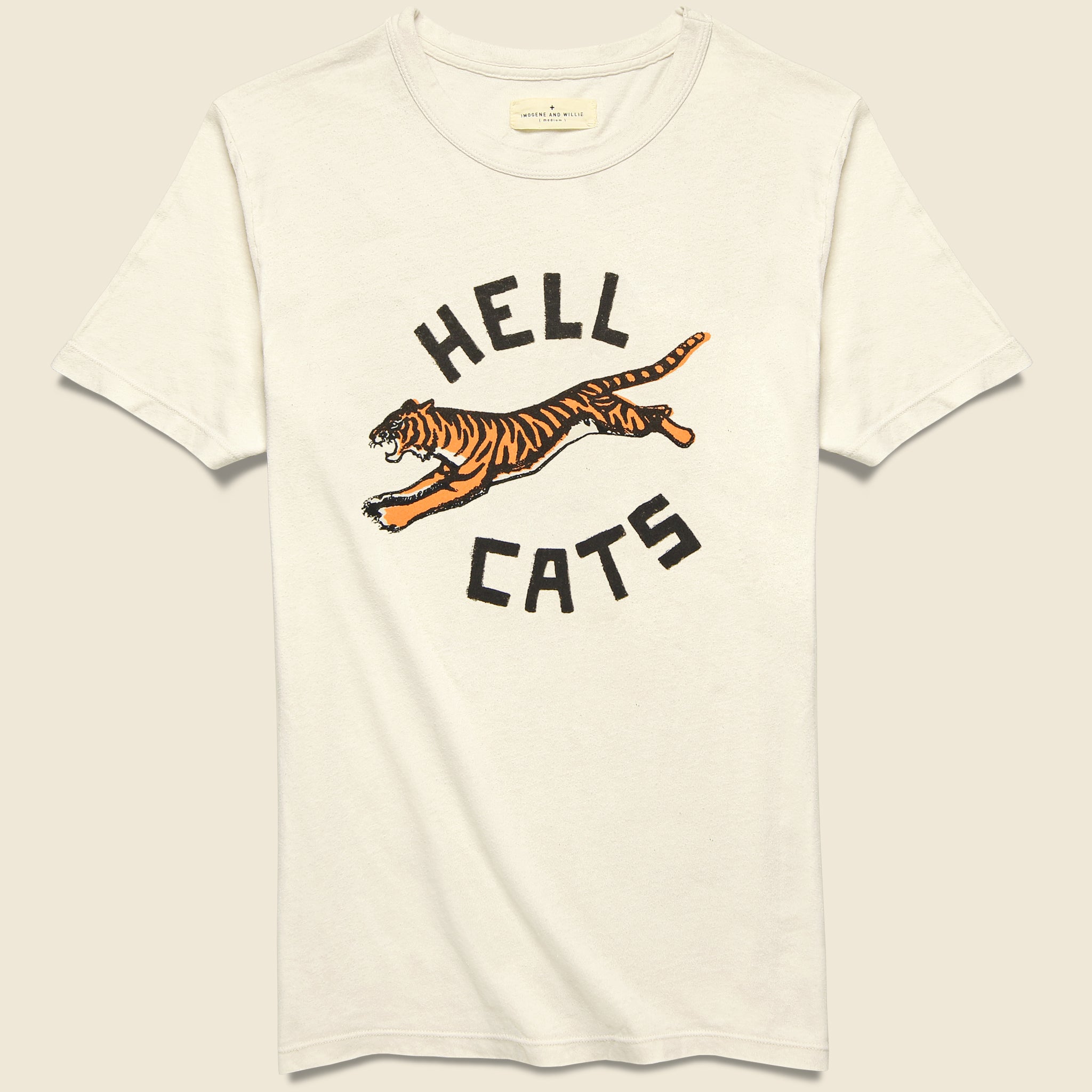 Hell Cats Tee - Vintage White - Imogene + Willie - STAG Provisions - Tops - S/S Tee - Graphic