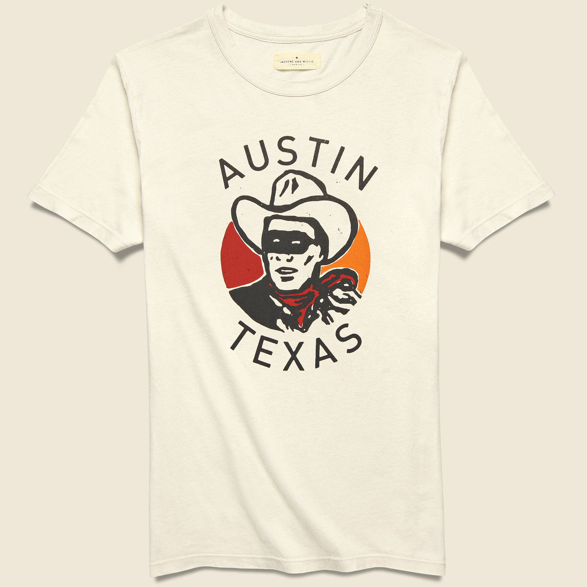 Austin Lone Ranger Tee - Vintage White